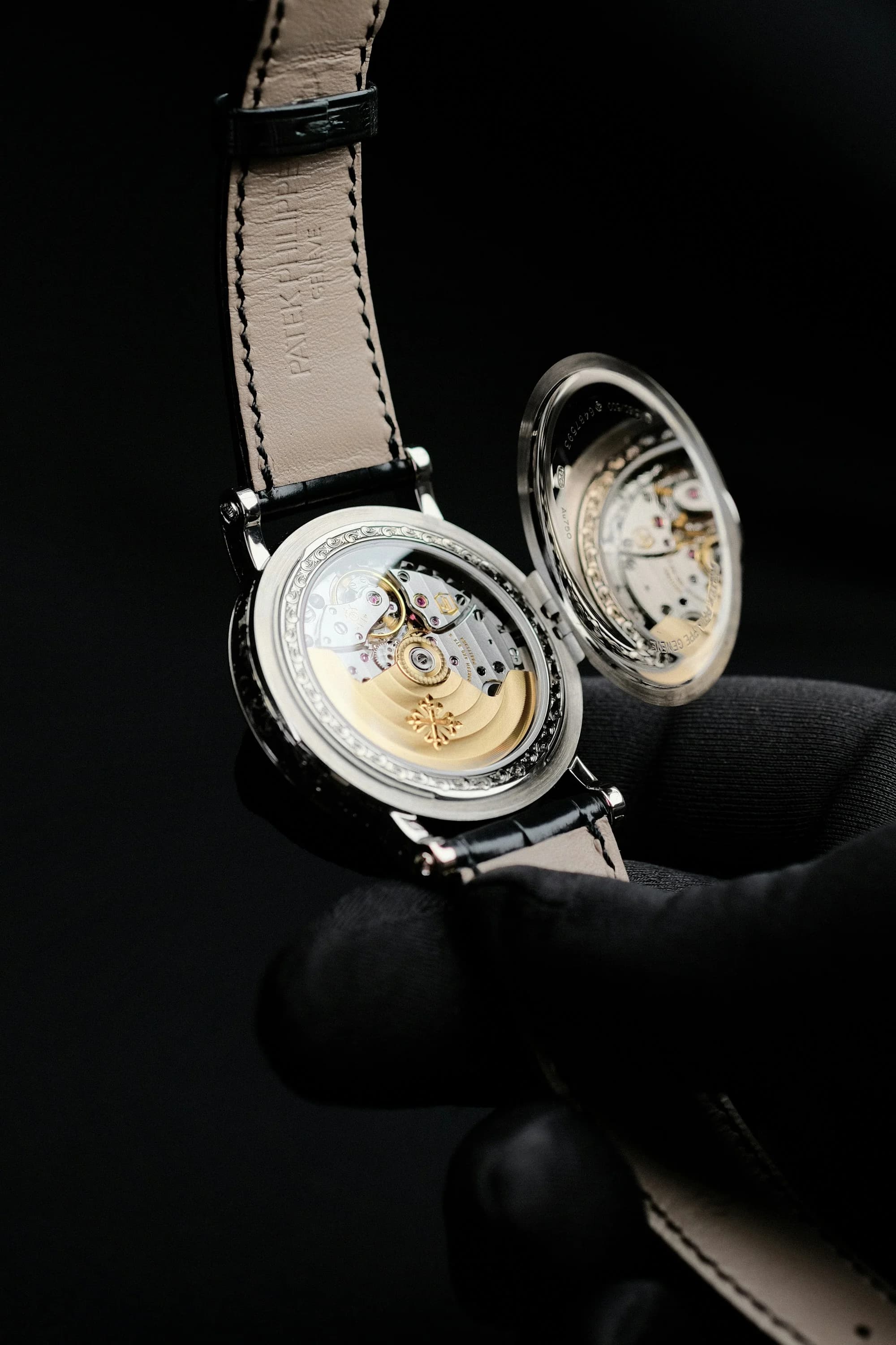 High-complication luxury wristwatch photographed during catalogue review